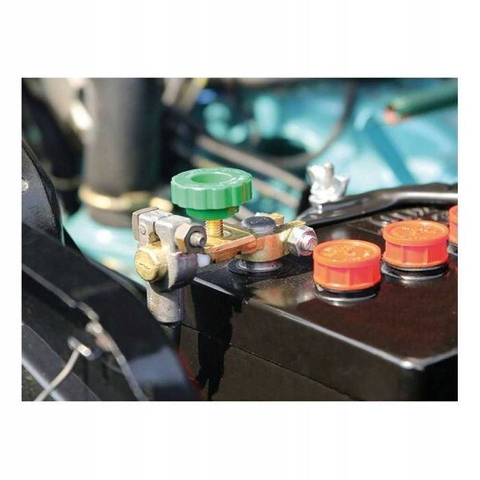 Клема за акумулатор, ключ маса, 12/24V, 175A, минус, до 500А