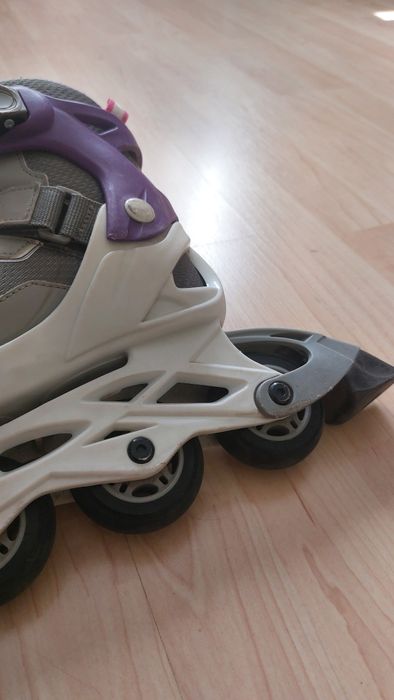 Oxelo детски ролери сиво/лилави