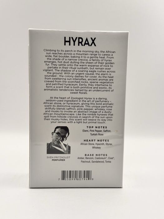 Zoologist Hyrax 60ml Extrait de Parfum