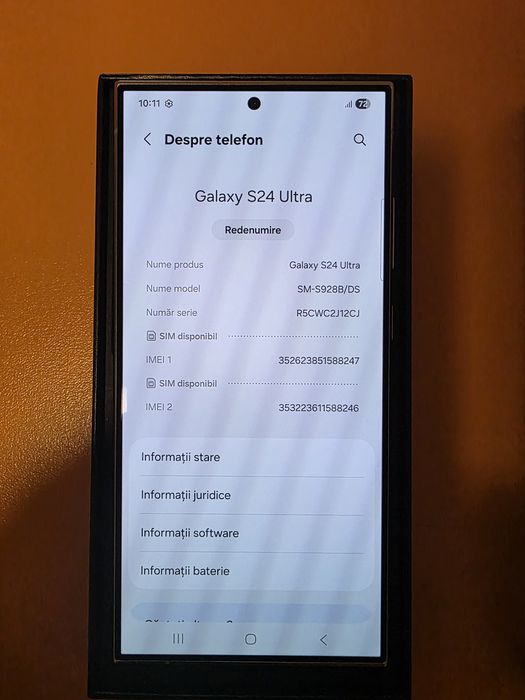 Samsung S24 Ultra 512gb 12gb ram Gray factura garantie Samsung bonus