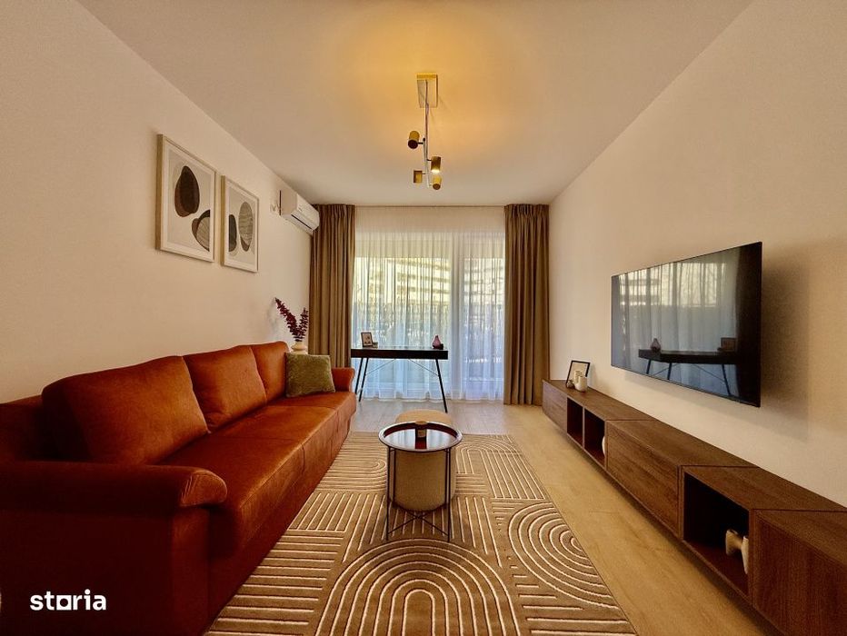 Apartament cu piscina si gradina proprie, nou, la prima inchiriere