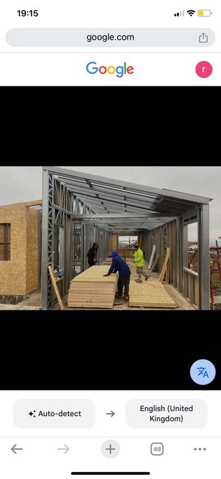 Casute pe structura metalica, modulare, casute moderne la cheie.