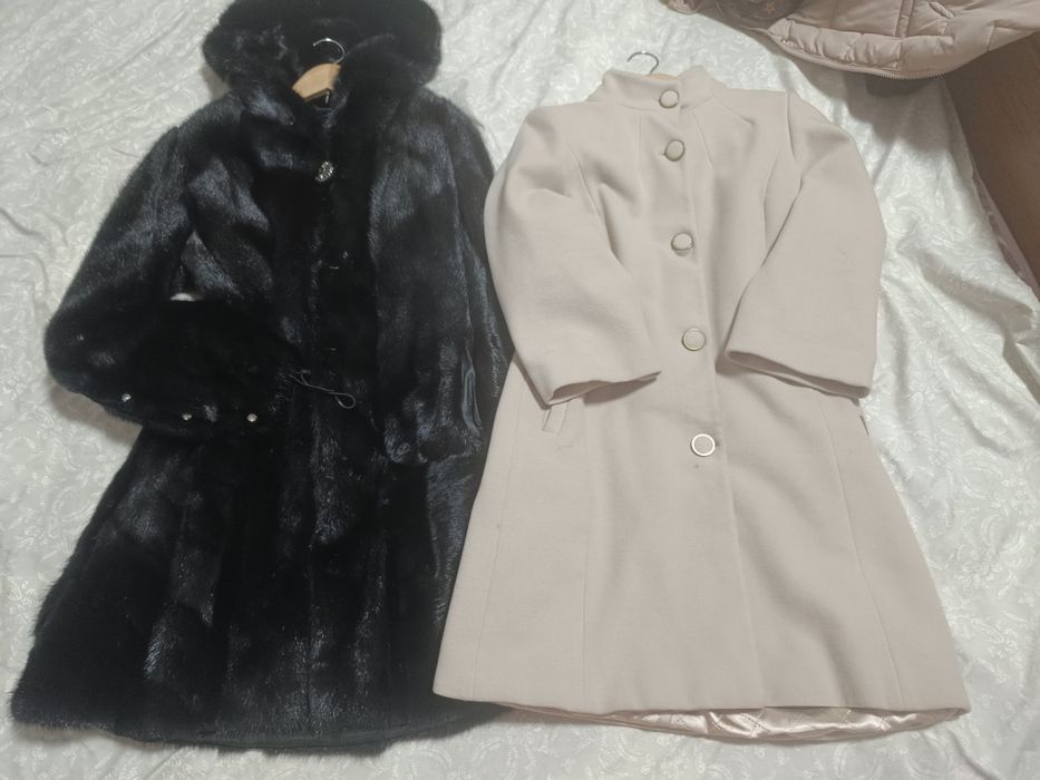 Шуба норковая и пальто