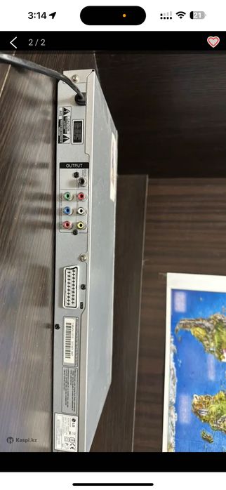 DVD плеер LG с микрофоном