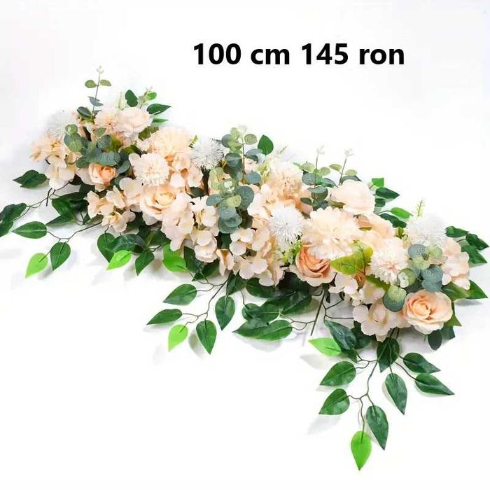 flori champagne suporti decorat nunta botez vand inchiriez la comanda