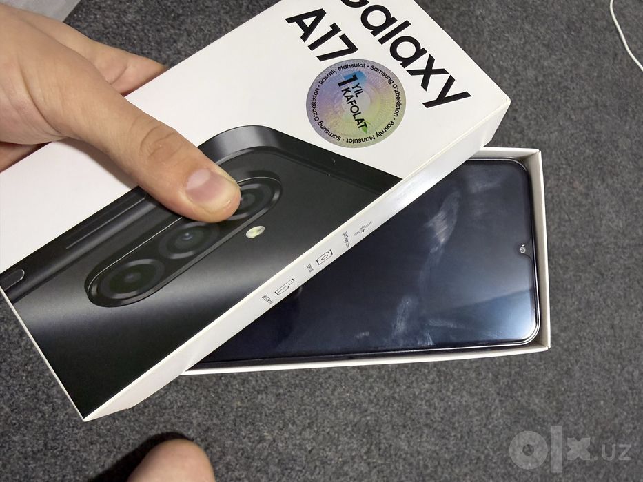 Samsung A17 xotirasi 8/256 talik bir qoʻl 6oy ishlagan bonuslari bor