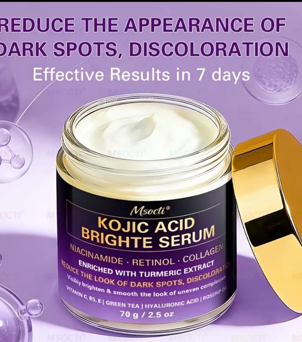 Crema iluminatoare cu Acid Kojik,Hidratare profunda..