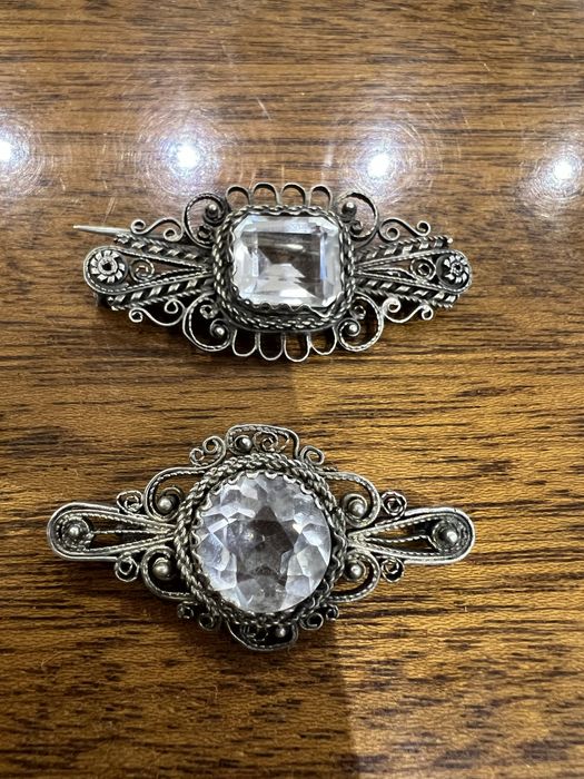 Броши 875/916 серебро