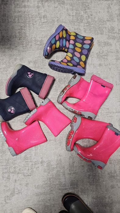 Детски гумени ботуши от 21 до 30 номер за  момче/момиче