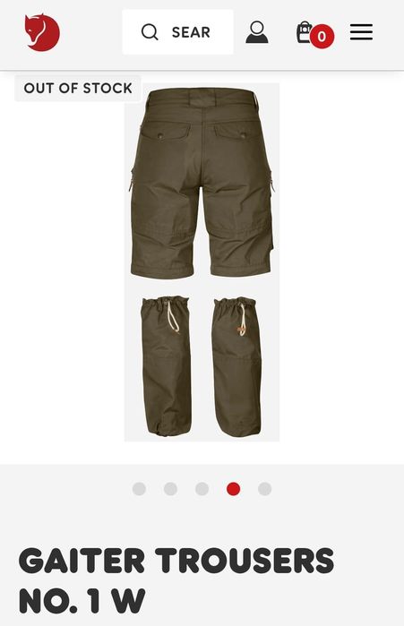 FJALLRAVEN pantaloni 38 damă GAITER munte TOP | transport GRATUIT‼️