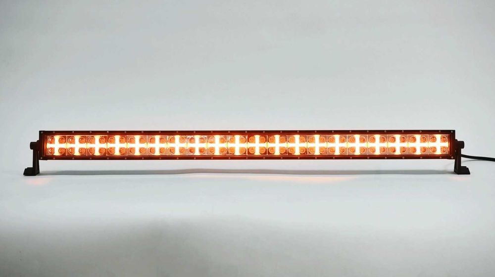 360W 80 См Led Bar Лед Бар с Бяла и Оранжева Светлина Блиц 12-24V