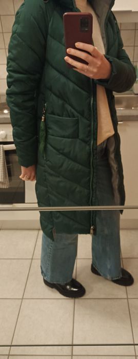 Fâș lung Kotton verde pădure