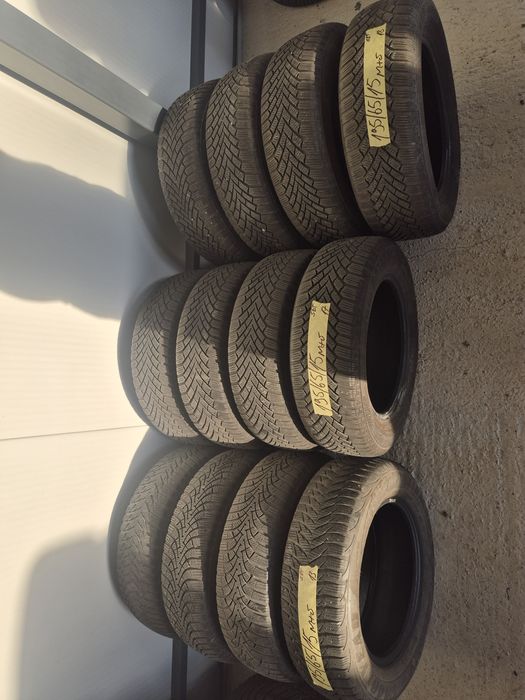 Vând cauciucuri 195/65/15 M+S 3 seturi diferite imp Germania
