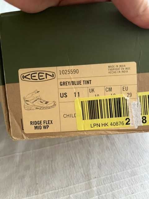 детски планински обувки Keen 29