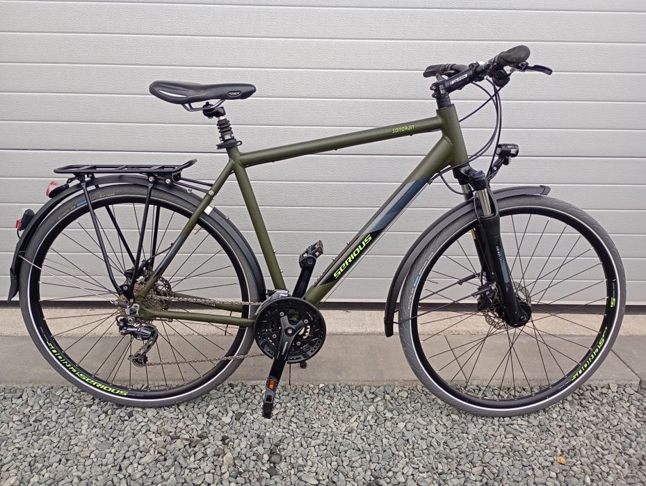 Vând bicicleta SERIOUS,frâne hidraulice,27 vit Deore,stare f bună !