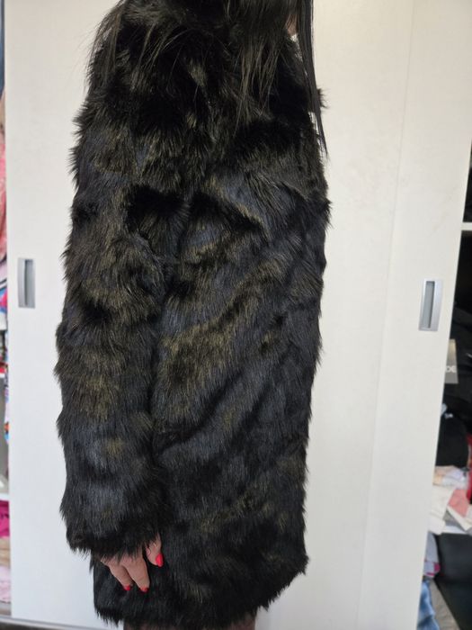 Дамски палта от еко кожа косъм