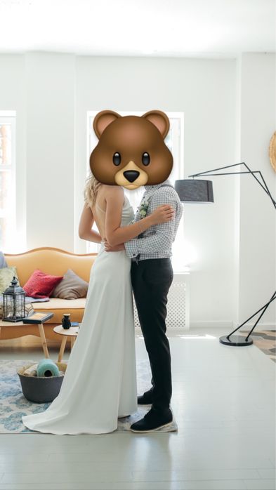 Свадебное платье А-силуэт