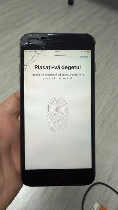 iPhone 8 Plus Neverlock 256GB-Amprenta OK-Spart Dar PERFECT FUNCTIONAL