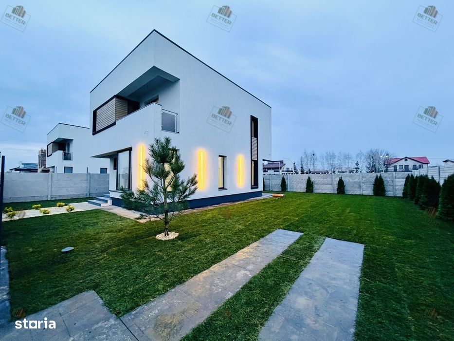 Casă nouă de vânzare individuală P+1, 4 camere - Berceni Ilfov- 370 mp