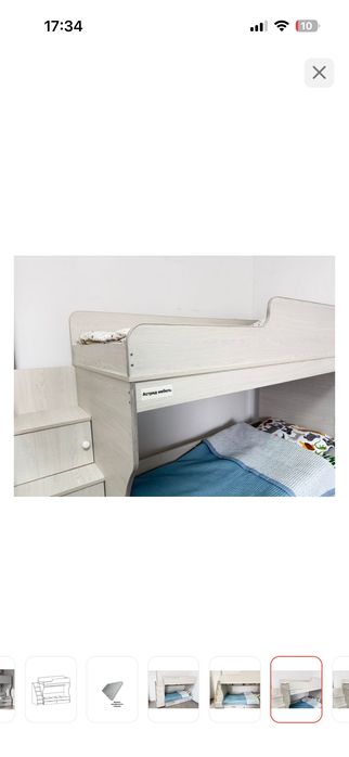 Кровать двухярусная детская