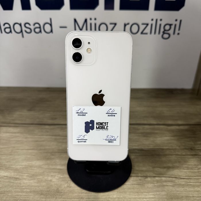 iPhone 12 white NASIYA BOR