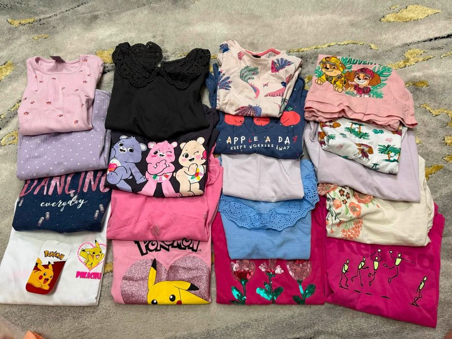 Lot haine 110-116 cm vara fetita H&M,Lupilu,pepco etc