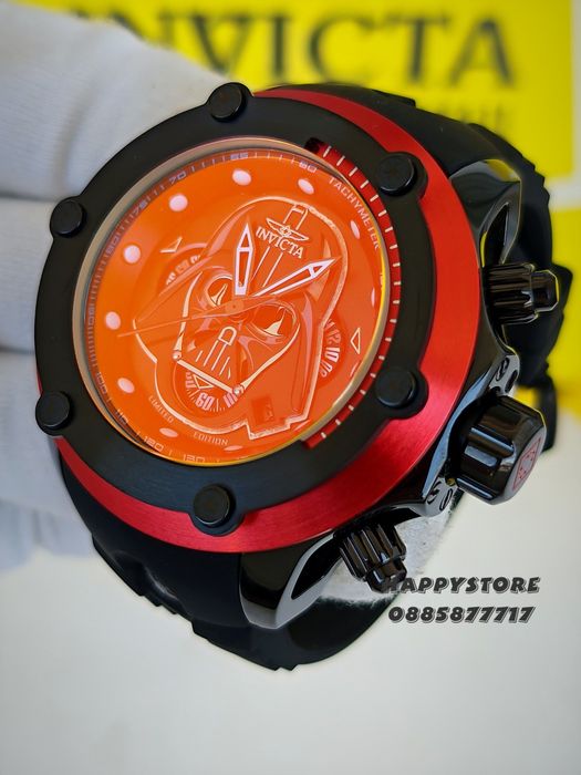INVICTA Star Wars Darth Vader Limited edition 52 mm, Инвикта нов мъжки часовник