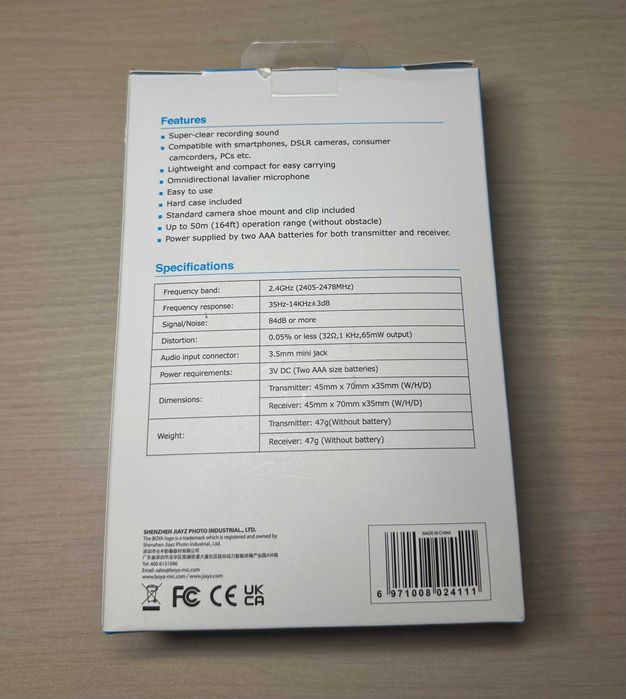 Vând lavalieră BOYA WM4 PRO