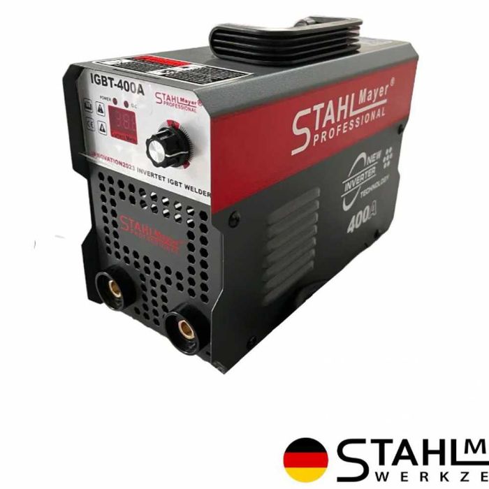 Инверторен електрожен 400A + Очила за заваряване StahlMayer