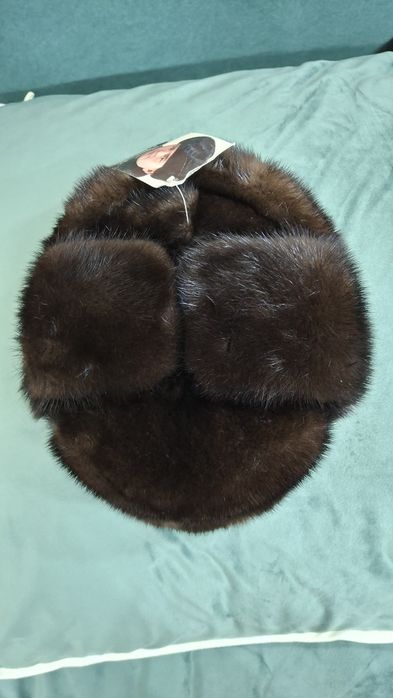 Мужская шапка норковая