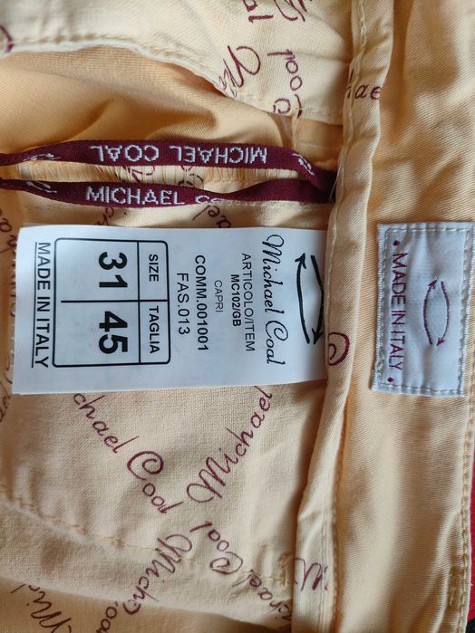 Дамски паталон Michael Coal, жълт, пролетен, в отлично състояние