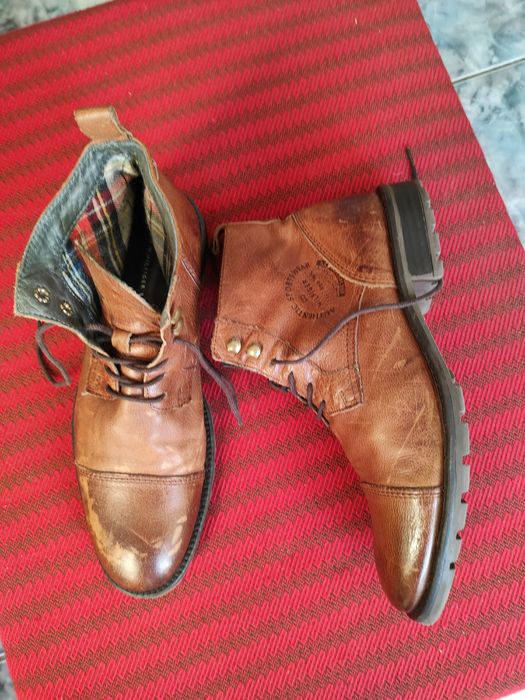 Ghete din piele 100% HILFIGER, nr. 42