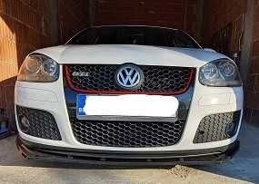 Преден лип спойлер за голф мк5 / vw golf mk5 lip spoiler / добавка за предна броня / нож