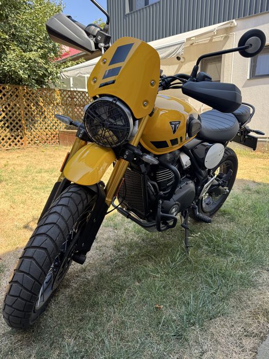 Triumph Scrambler 400 XC (2026) – Ca NOUĂ, doar 170 km, Garanție de fabrică