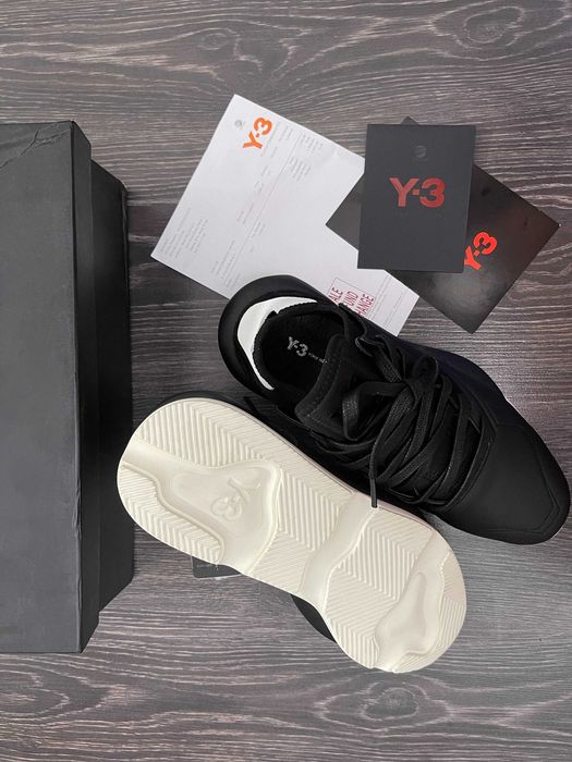 Adidasi Y-3, Kaiwa - Black Premium din Piele NOI Yohji Yamamoto Y3