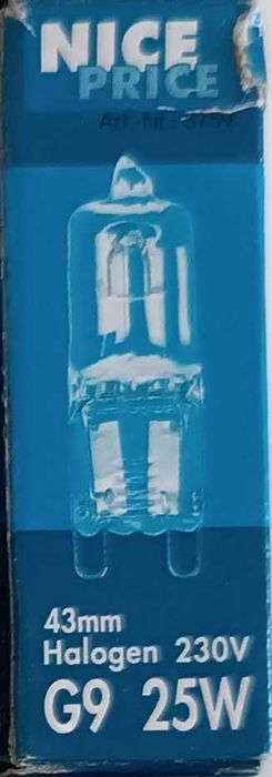 Bec halogen G9 OSRAM – 25W, 230V – nou, neutilizat