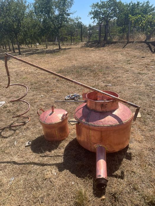 Vand cazan de tuica 110 litri cu fundul 4mm