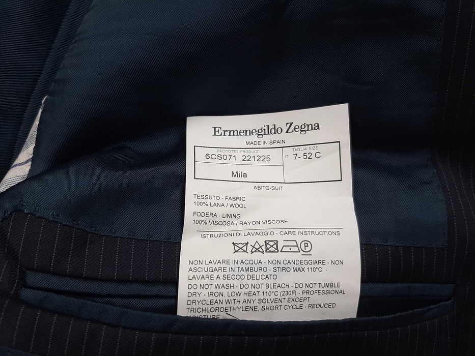 Ermenegildo Zegna - Оригинално мъжко сако размер 52 / L