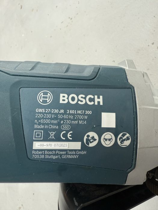 Polizor unghiular electric Bosch GWS 27-230 JR