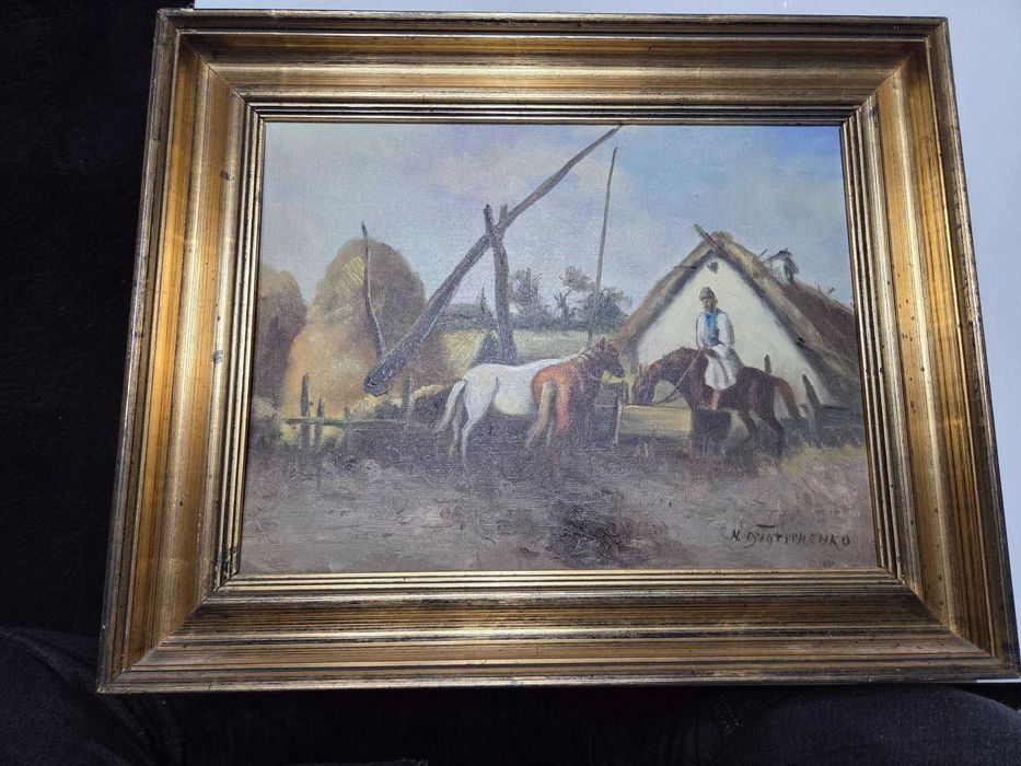 Mikhail D. Tkachenko (1860-1916) - Cai la adăpat