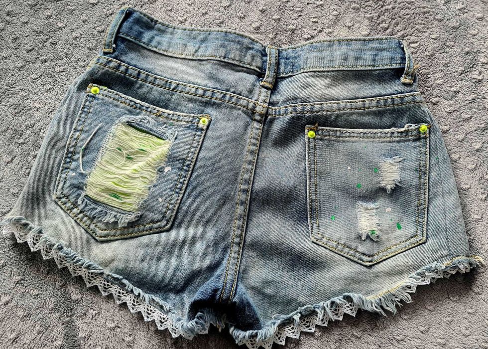 Къси дънкови панталонки