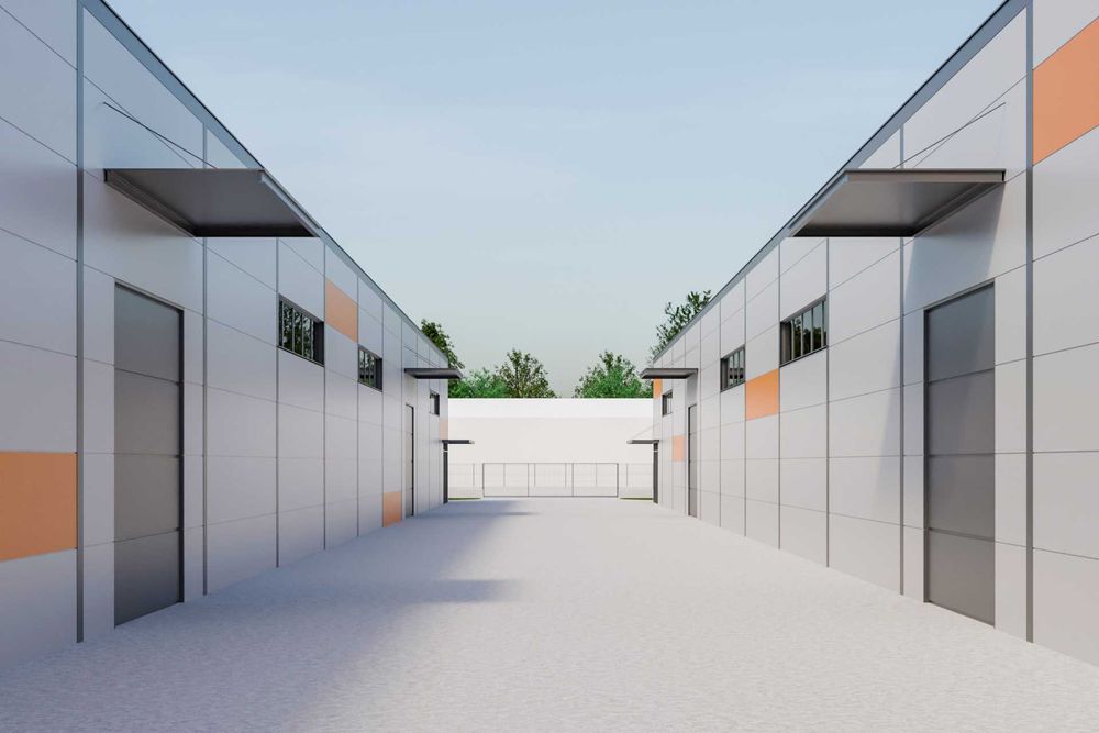 Proiect logistic modern – 4 hale industriale de vânzare