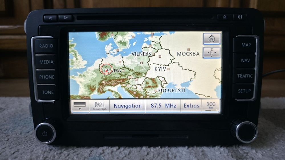 Navigatie VW RNS 510 Dynaudio + Cod Pin + Harti Full