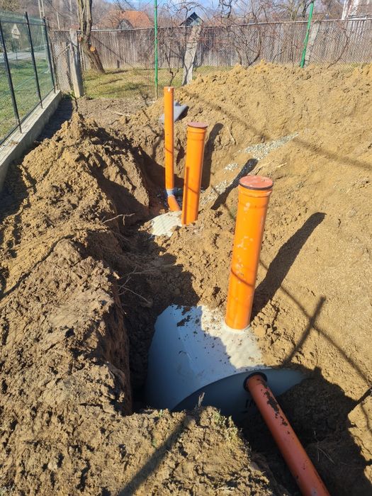 Fosa septica cu montaj