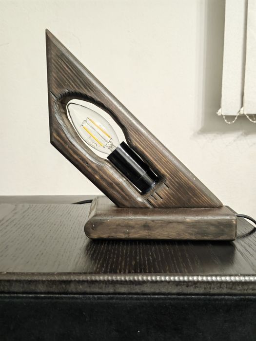 Настолна нощна лампа ръчна изработка