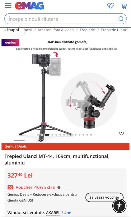 Trepied, selfie stick camera foto, actiune, smartphone