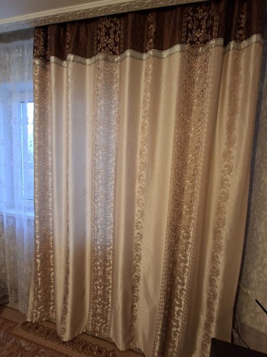 Шторы с тюлью...