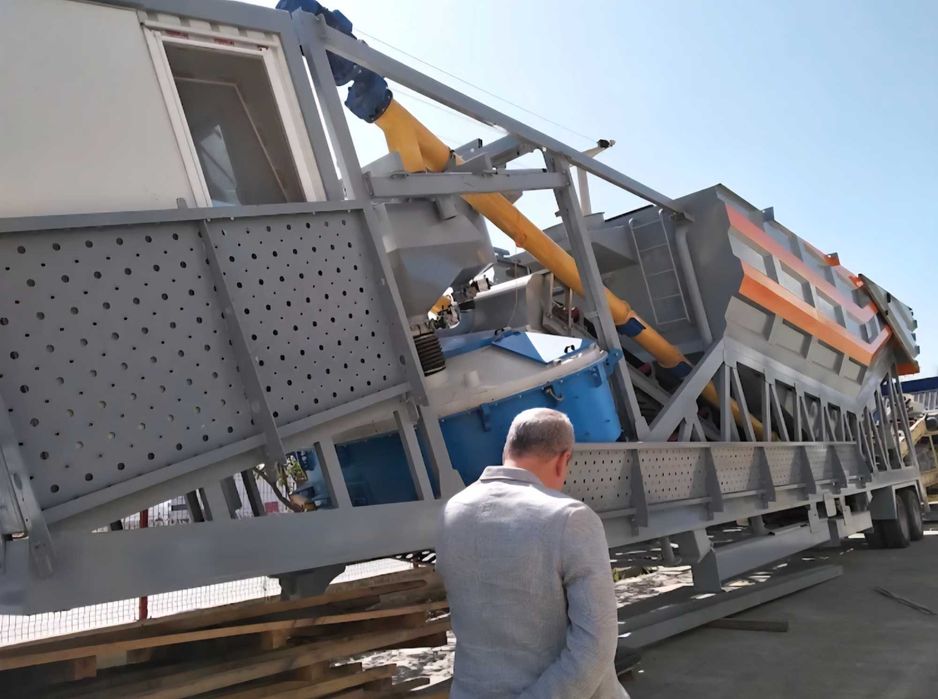 Бетонный завод. 80³/ч-200³/ч. Мобильный и Стационарные.