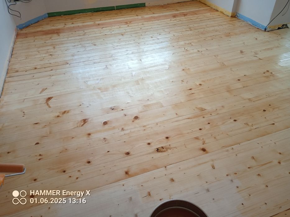 Безпрахово циклене на паркет и дюшеме 20евро