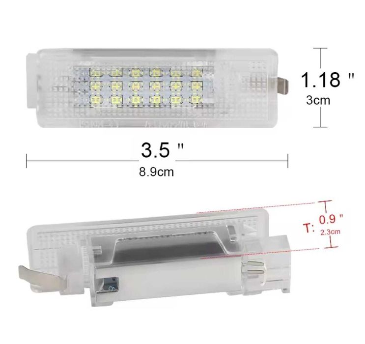Лед плафон за Багажник Volkswagen Seat Audi Porsche Skoda